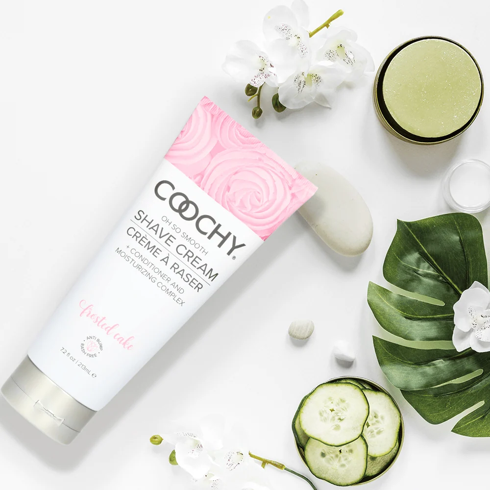 Coochy 剃毛膏 磨砂蛋糕香型 含香草、奶油和丁香花