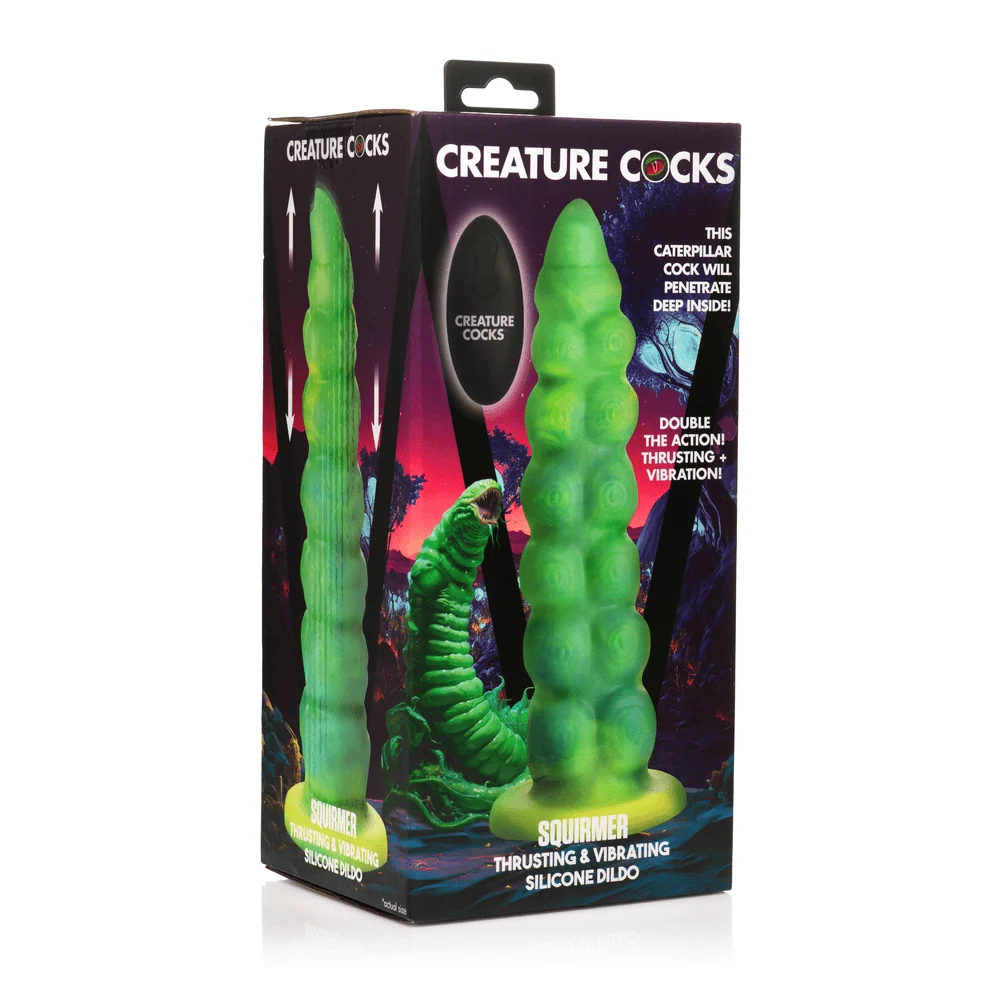 Creature Cocks Squirmer 遥控抽插震动硅胶假阳具