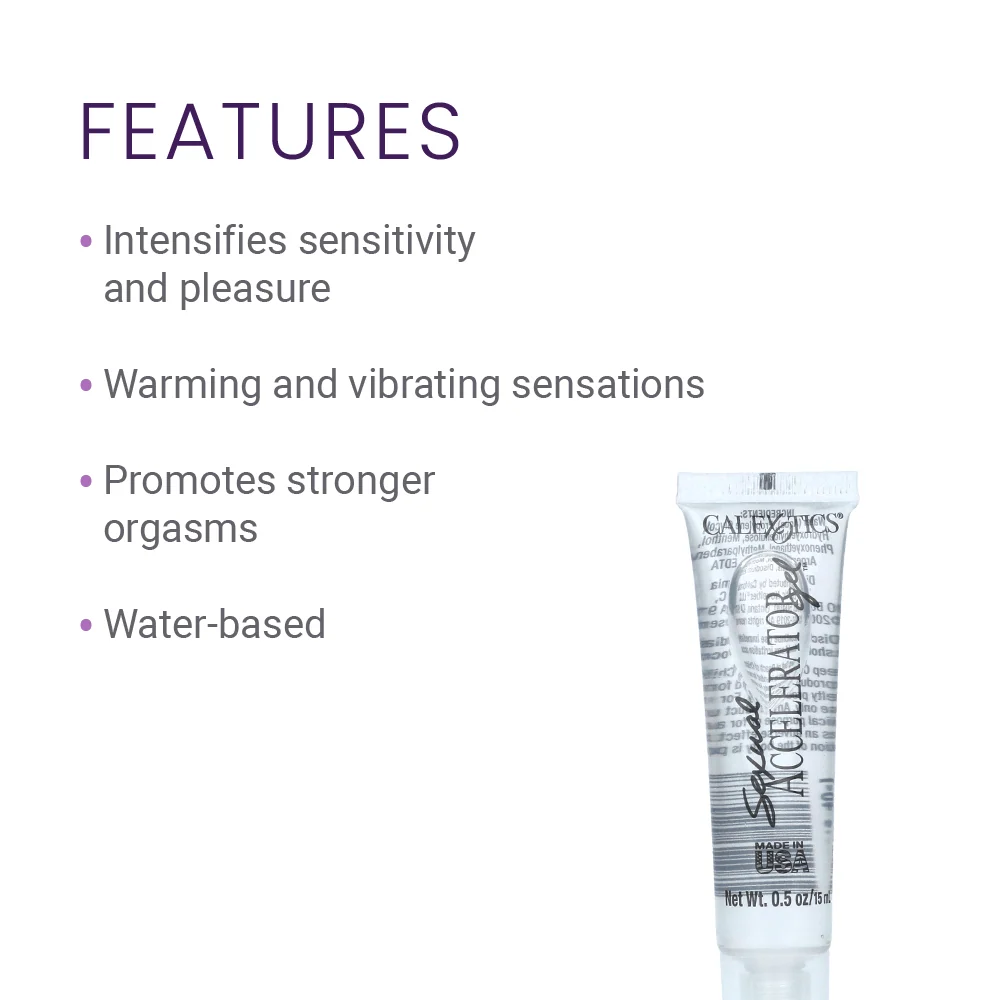 Sexual Accelerator Gel® - 含L-精氨酸的水溶性凝胶，15 ml
