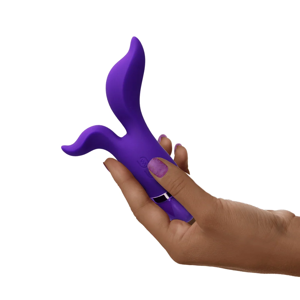 California Exotic Aura Duo Massager with Two Stimulators and 12 Functions