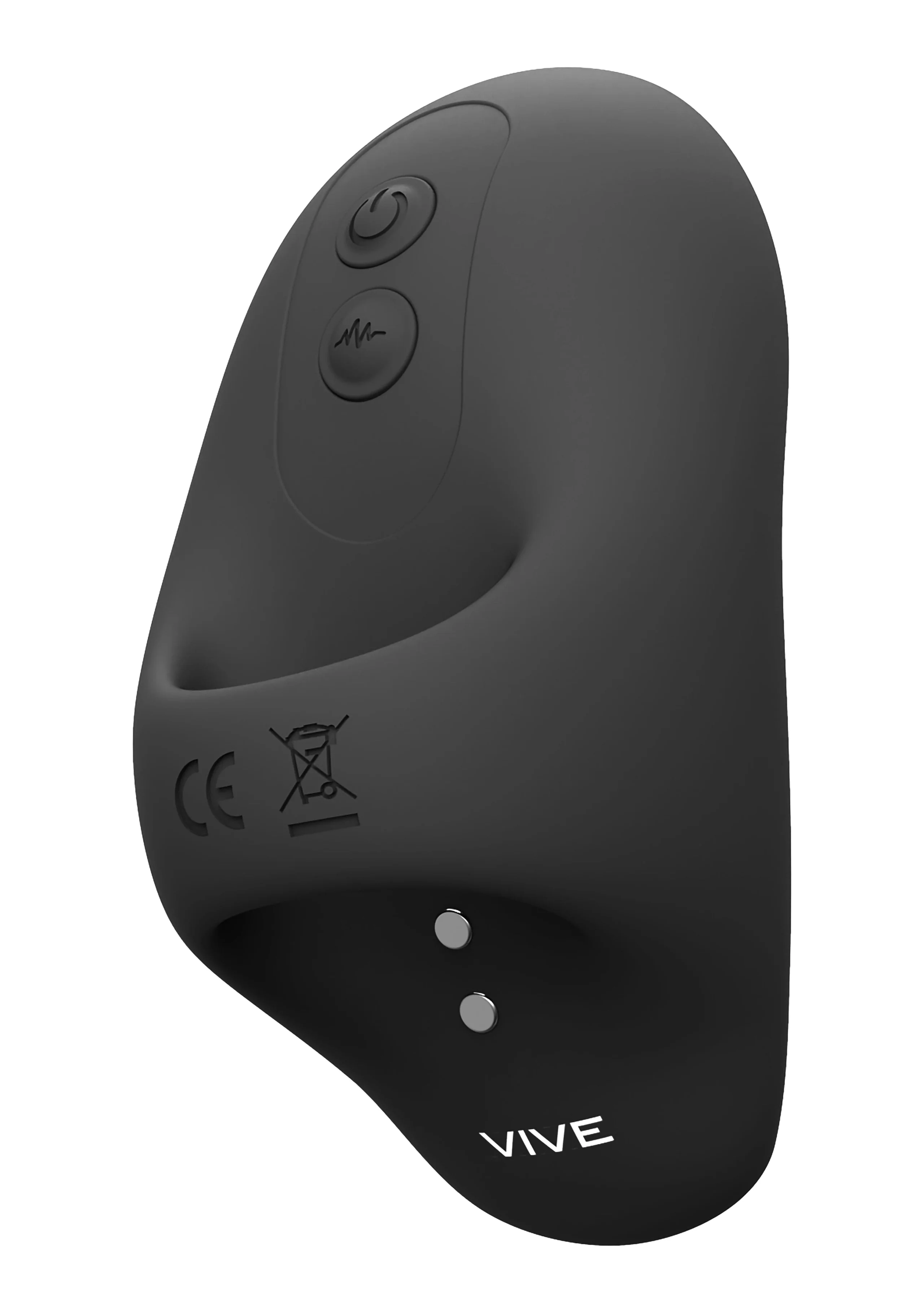 Vive Hana Black Ergonomic Clitoral Finger Vibrator