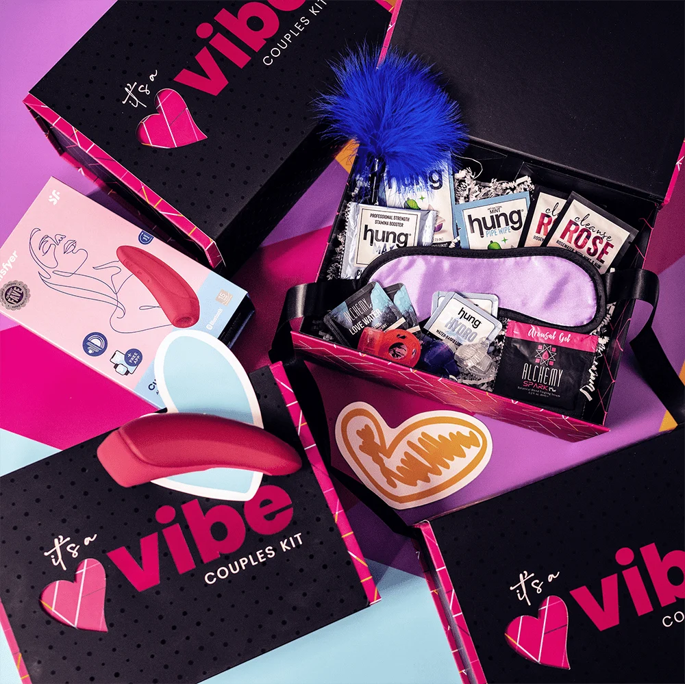It's A Vibe 情侣卧室玩乐套装含震动器与润滑液