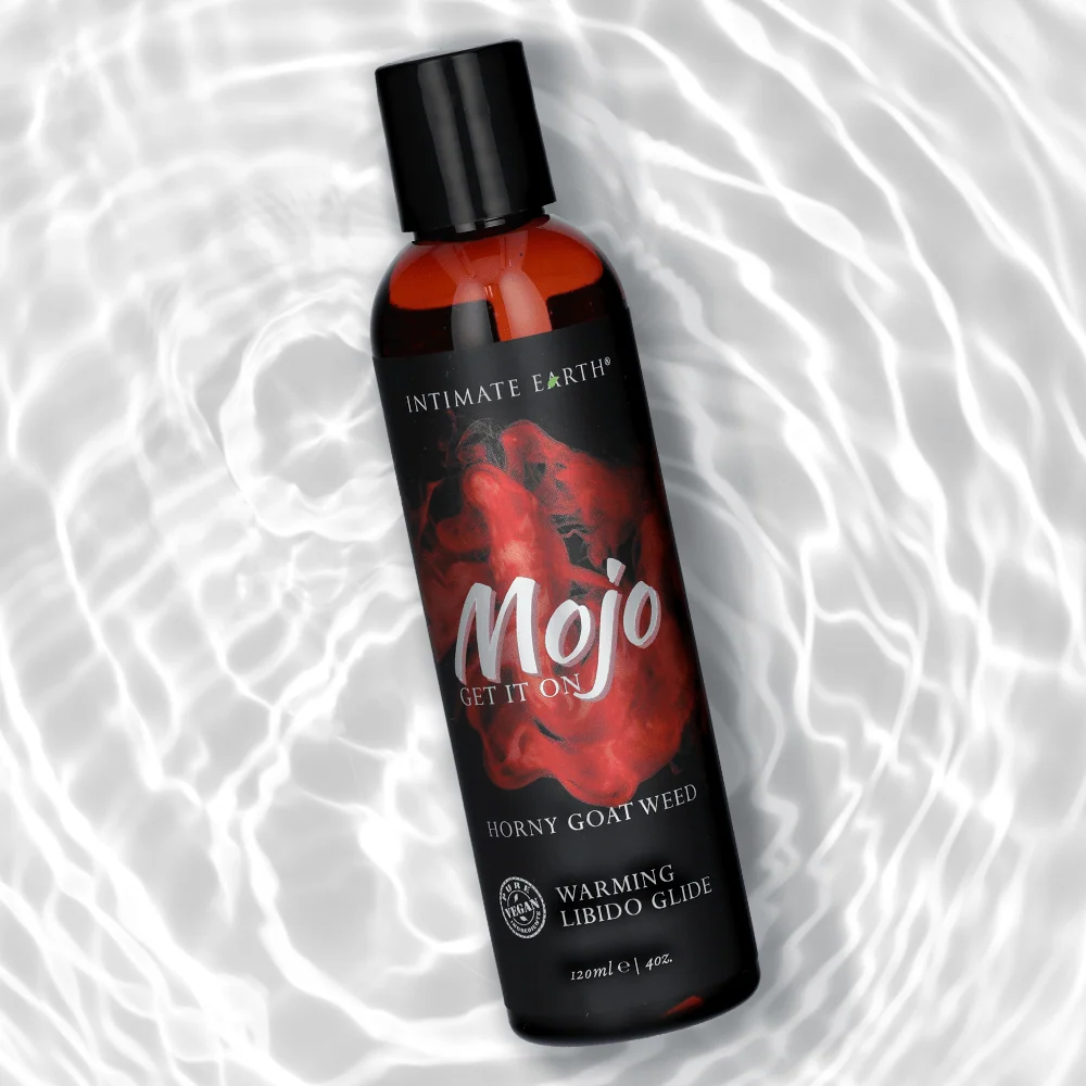 Mojo Horny Goat Weed Libido Warming Glide 4oz for Massage and Toys