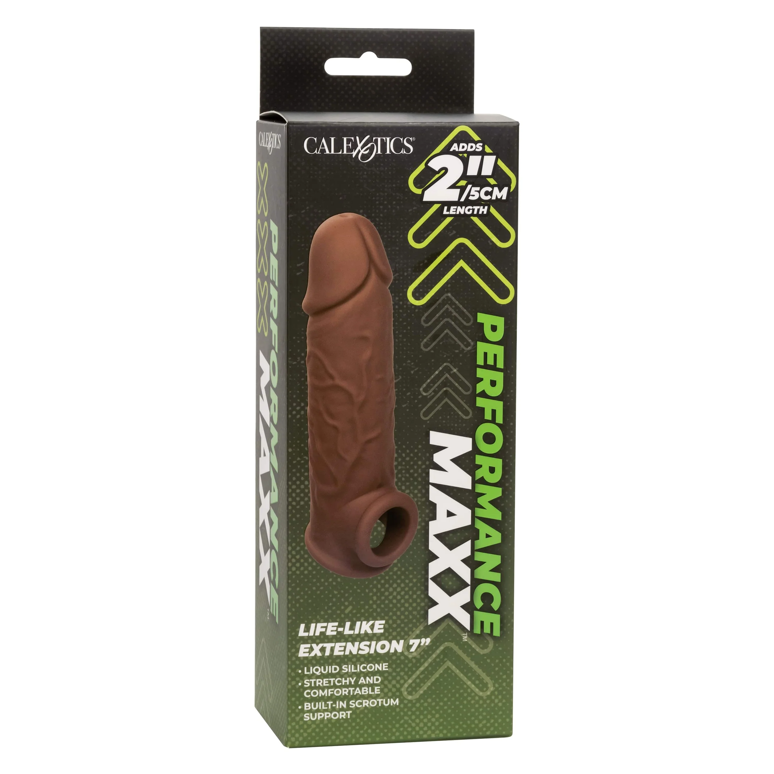 Performance Maxx Life-Like Extension 8 Inch Hollow Silicone Sleeve