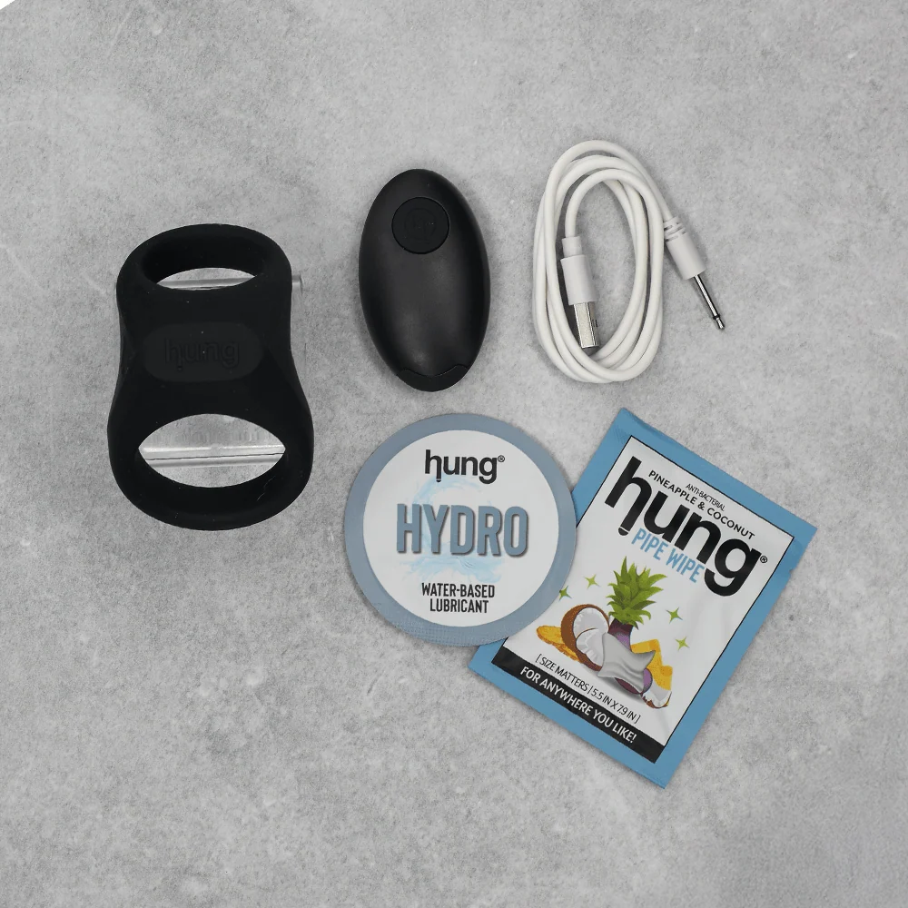 Hung Vibrating Dual Ring for Couples with Remote