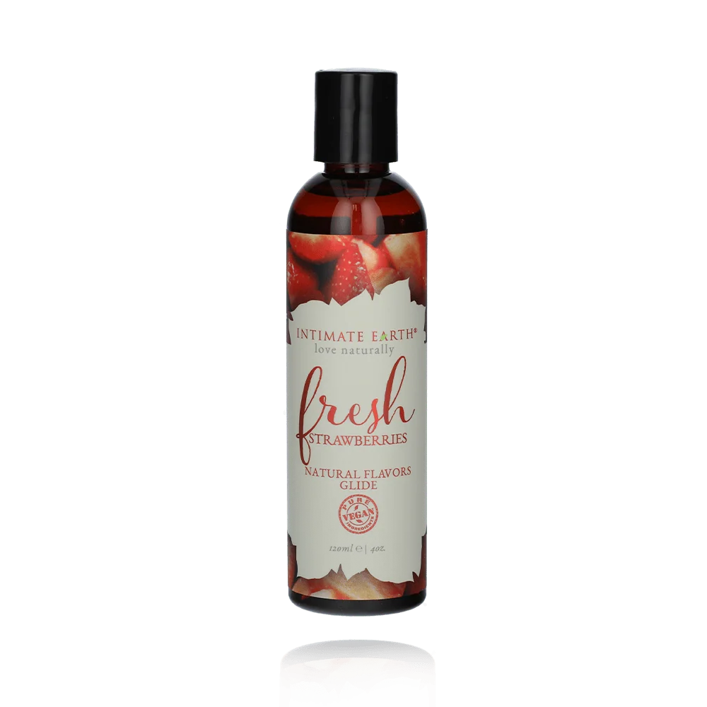 Intimate Earth Flavored Lubricant with Ripe Peach Taste