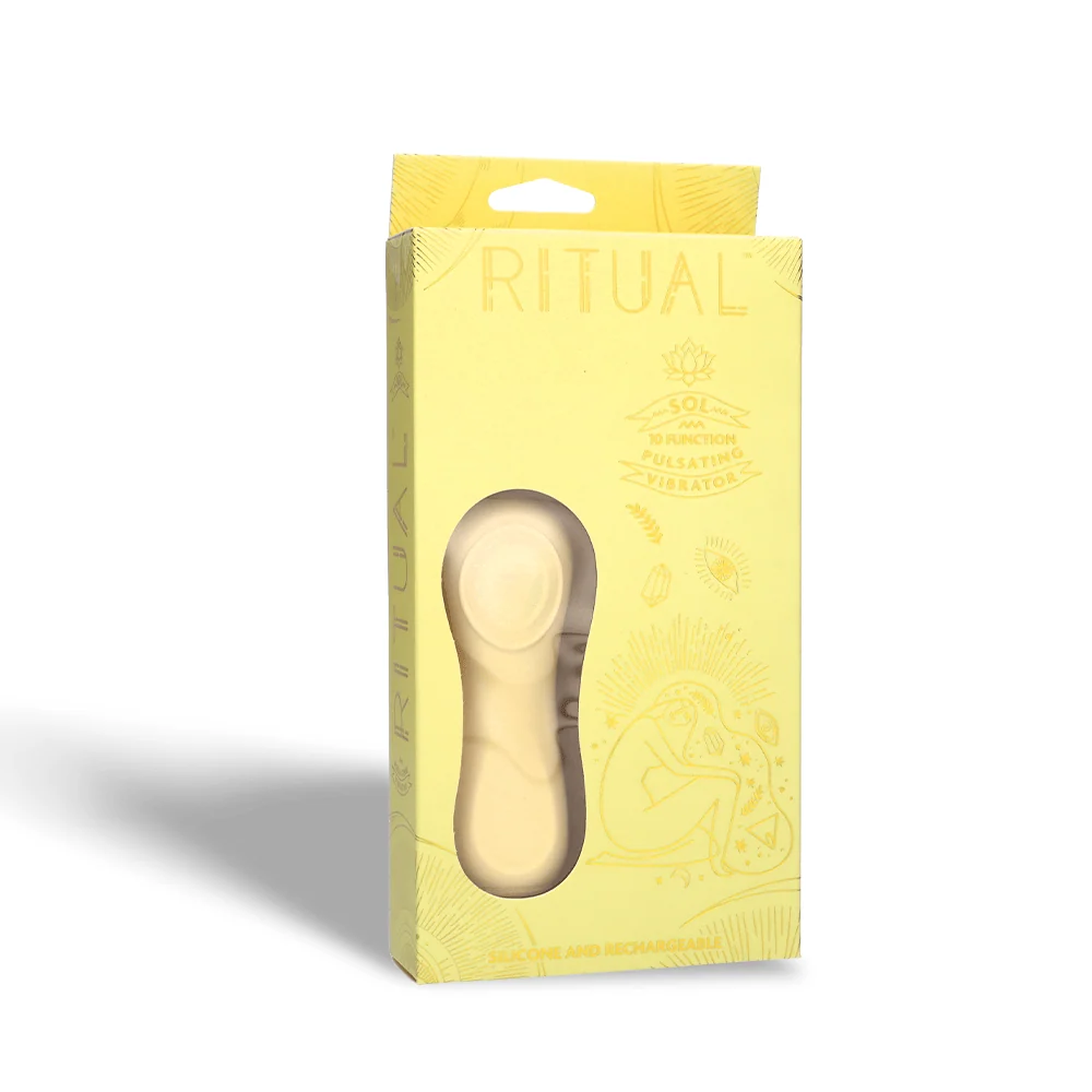 Ritual Sol Rechargeable Silicone Pulsating Vibe for Discreet Pleasure