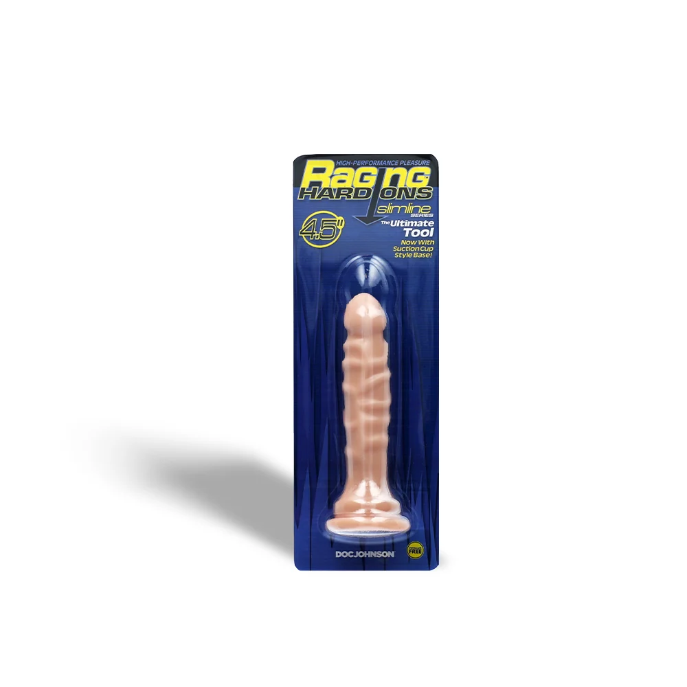 Raging Dong 带吸盘细纹纹理假阳具