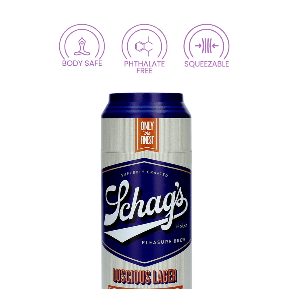 Schag's Luscious Lager Frosted Self-Lubricating Stroker with 4 Chambers