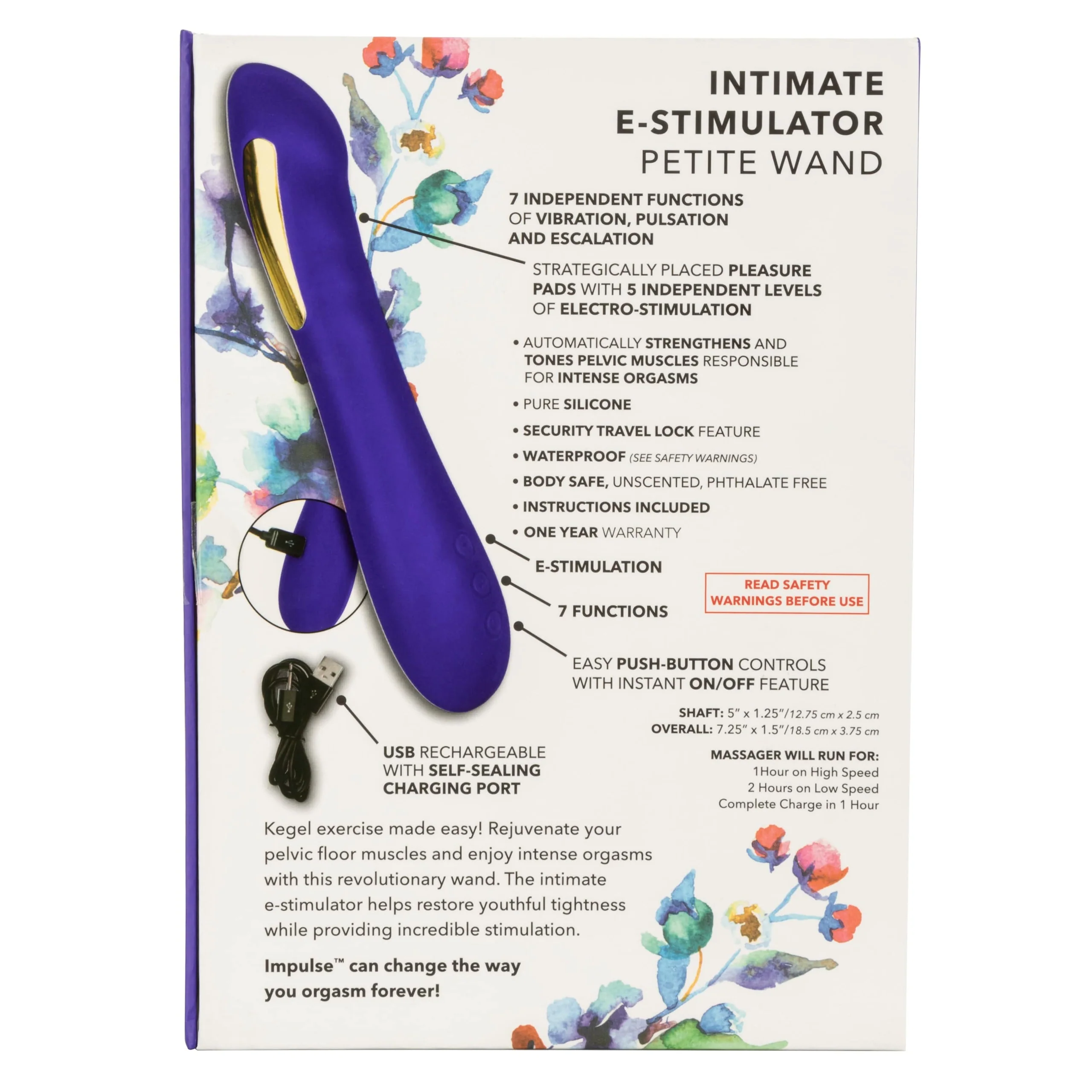 Impulse Intimate E-Stimulator Petite Wand with 7 Vibration Functions