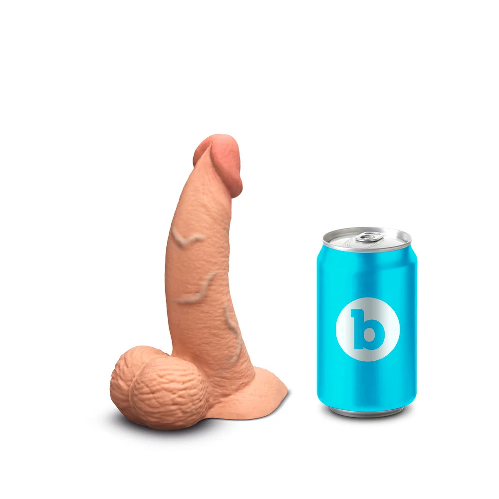 B-Vibe Slipskin Curved Realistic 6.5-Inch Silicone Dildo