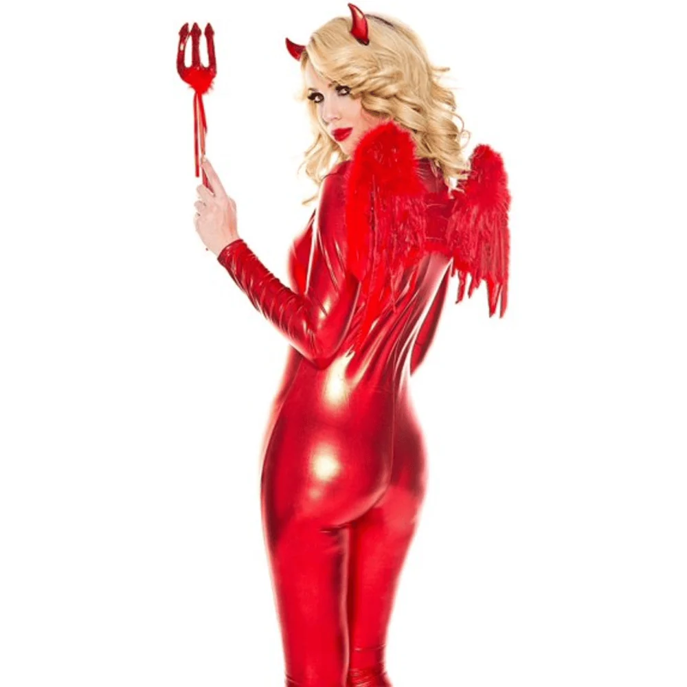 Music Legs 3pc Red Devil Costume Accessory Kit for Halloween