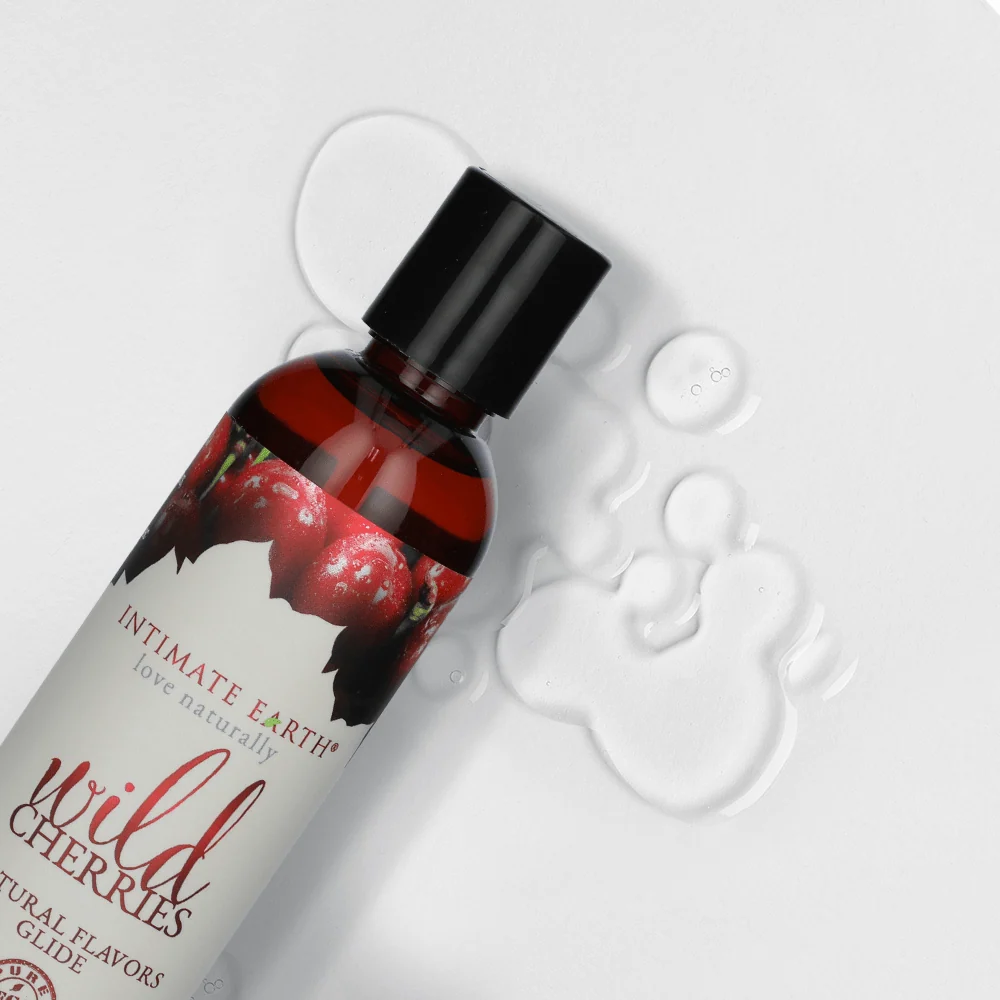 Intimate Earth Flavored Lubricant with Ripe Peach Taste