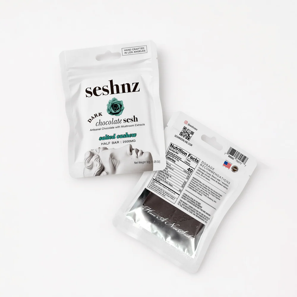 Seshnz Mushroom Blend Chocolate Half Bar - 2500 mg