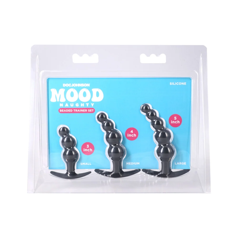 Mood Naughty Beaded Anal Trainer Set for Beginner Anal Play