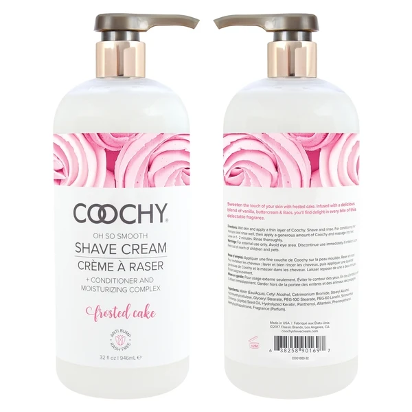 Coochy 剃毛膏 磨砂蛋糕香型 含香草、奶油和丁香花