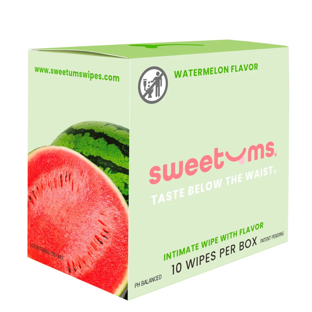 Sweetums Personal Flavored Intimate Wipes