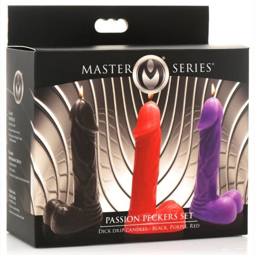 Master Series Passion Peckers Candle Set for Sensory Wax Play