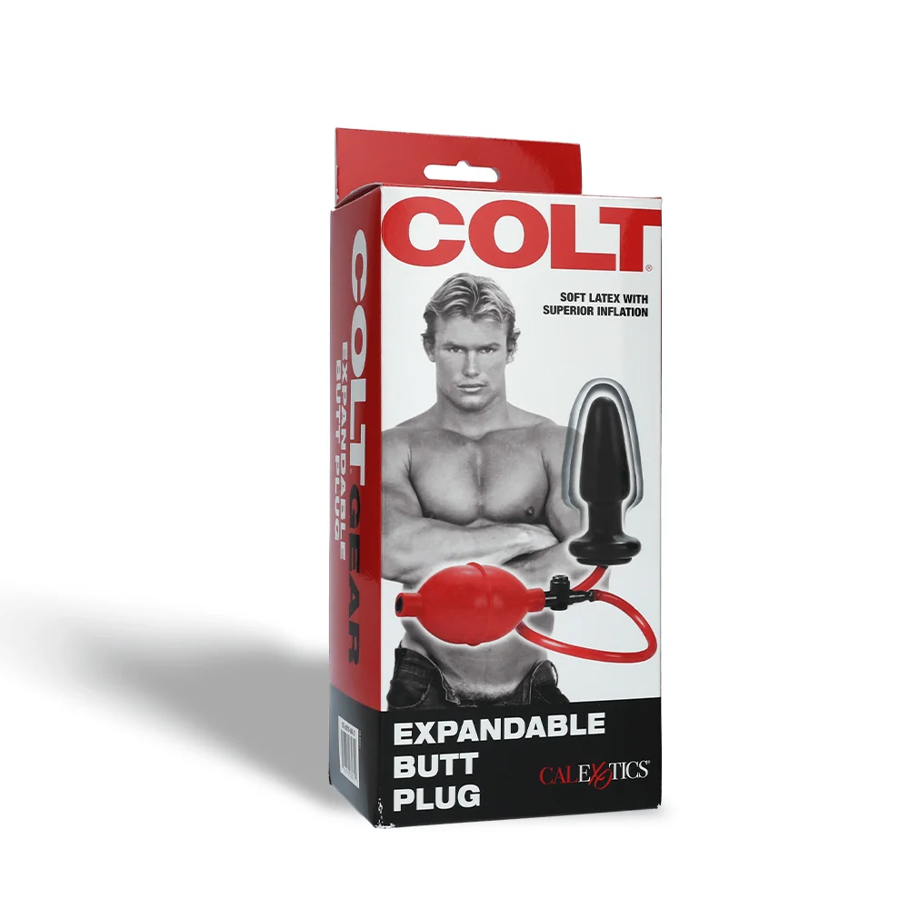 COLT Expandable Inflatable Butt Plug with Pump Bulb