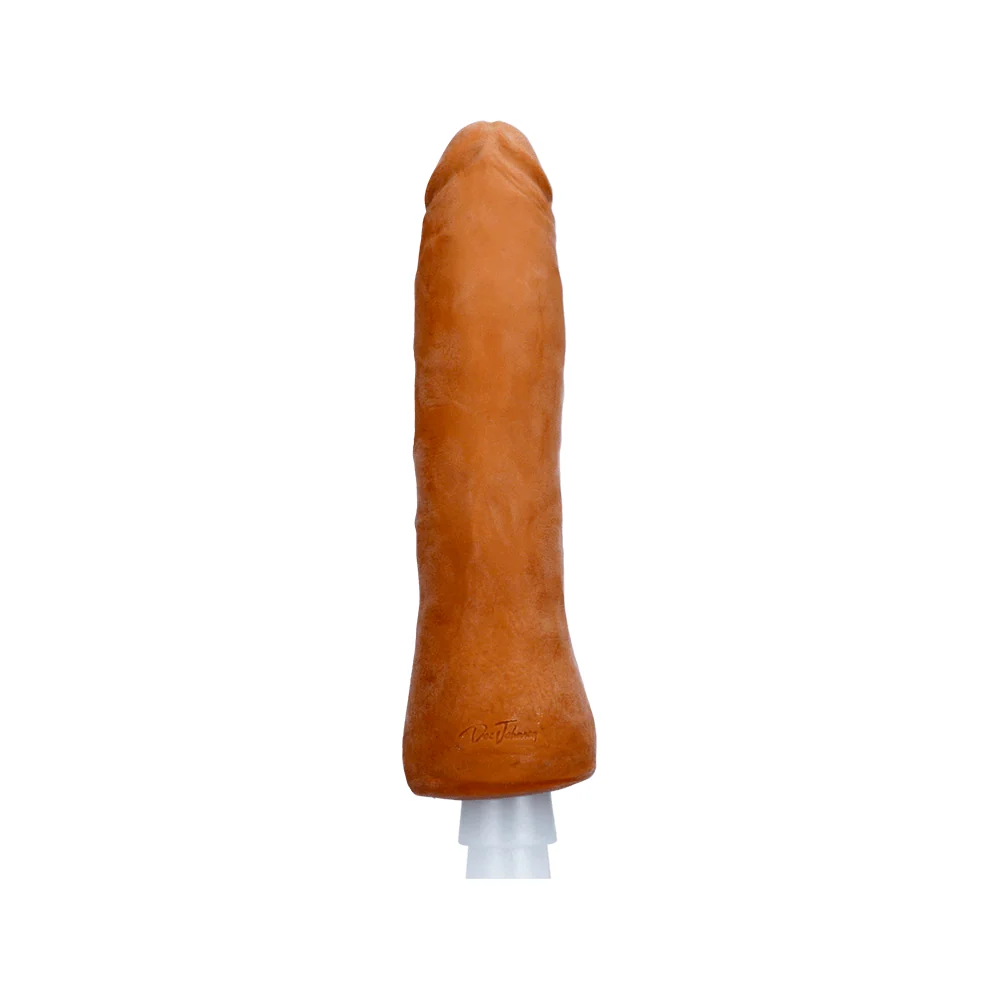 Vac-U-Lock Ultraskyn 7 Inch Thin Dong 配件 棕褐色