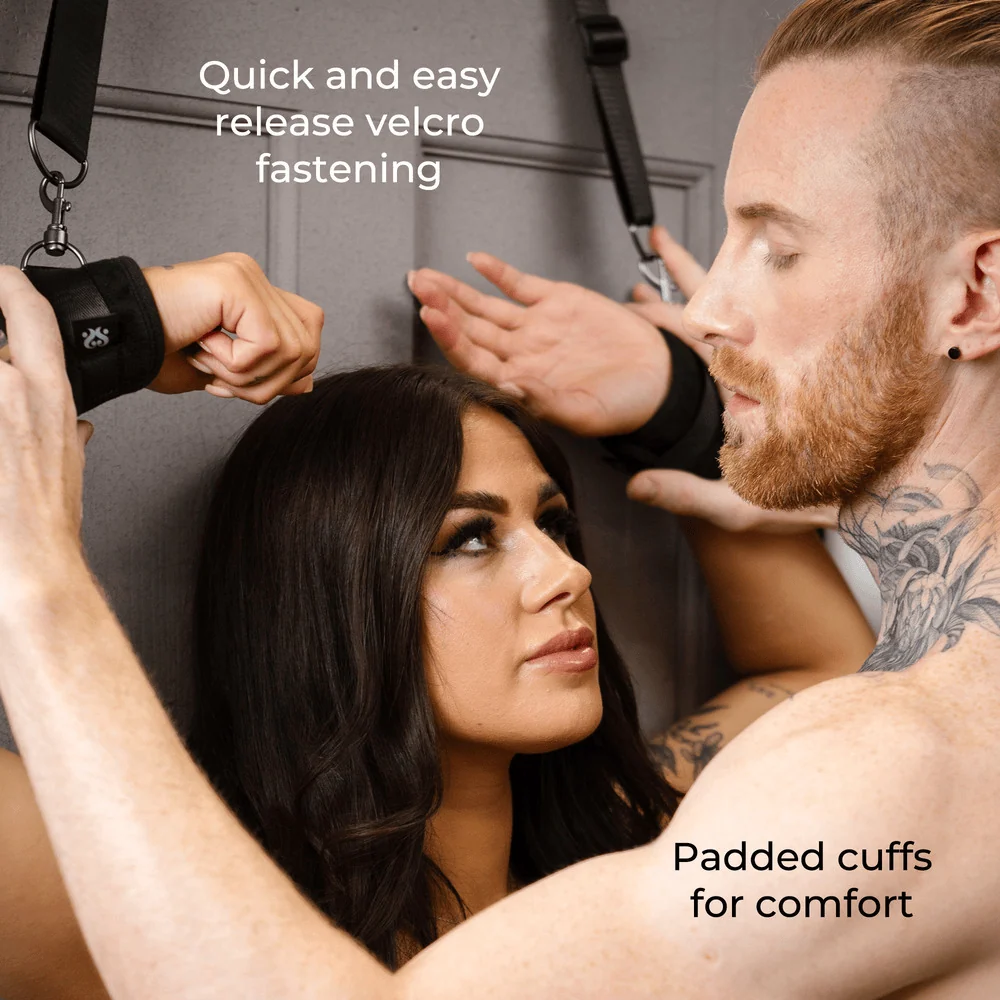 Sei Mio Doorway Control Play Over-Door Cuff Restraints for Adjustable Restraint