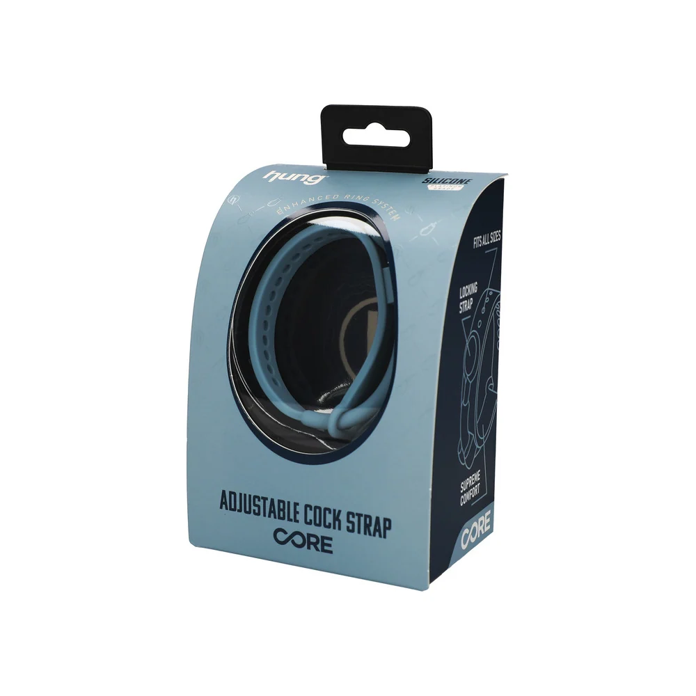 Hung Adjustable Cock Strap in Platinum-Grade Silicone for a Secure Fit