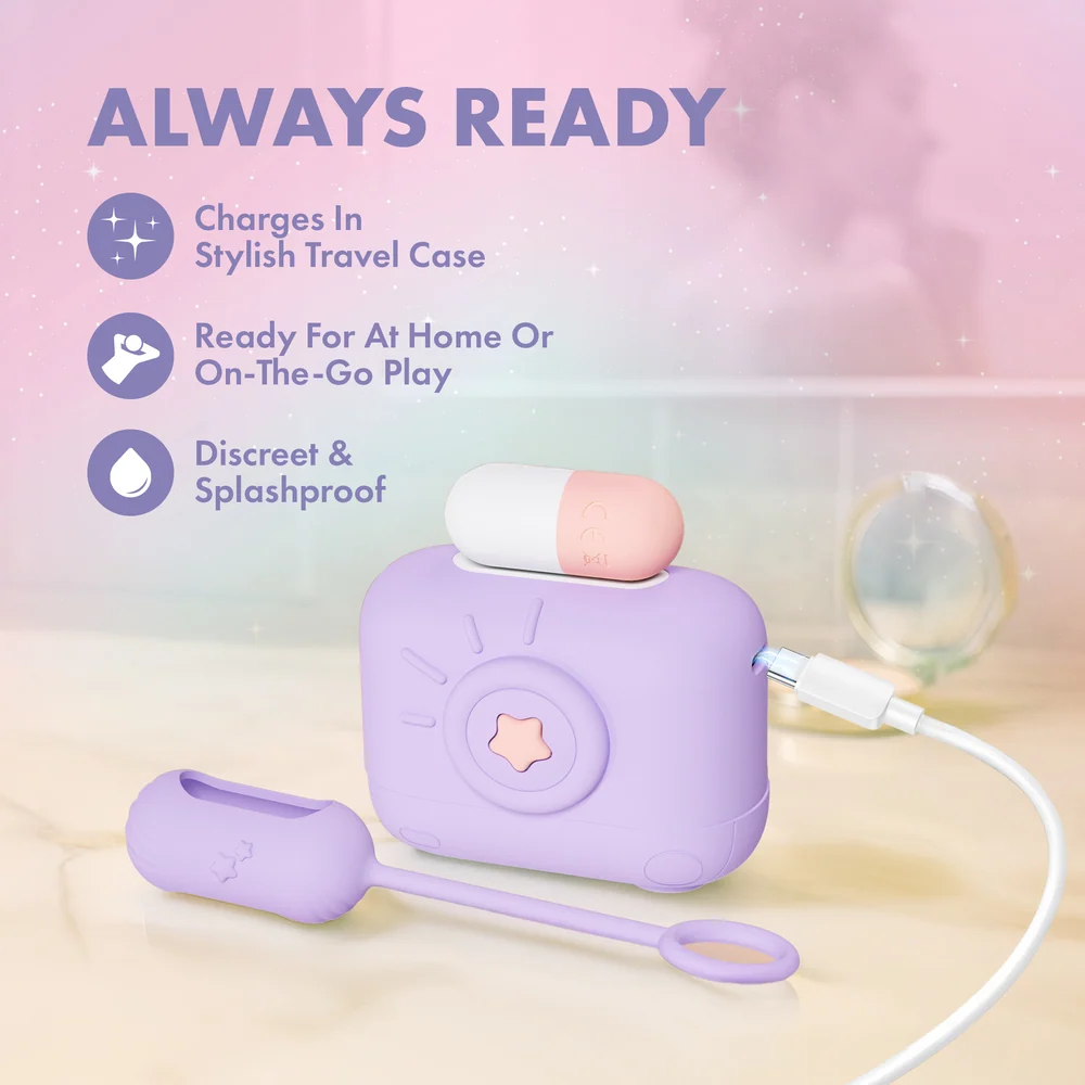 Blush Play With Me Snapstar Mini Wand and Bullet Vibrator Set