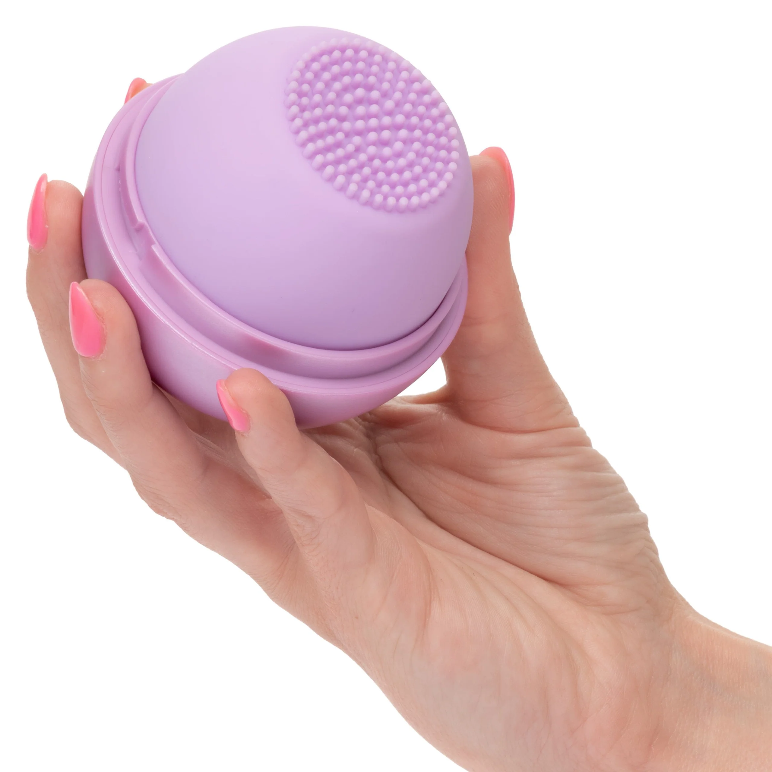 Calexotics Opal Massager Angled Silicone Vibrator with Travel Case
