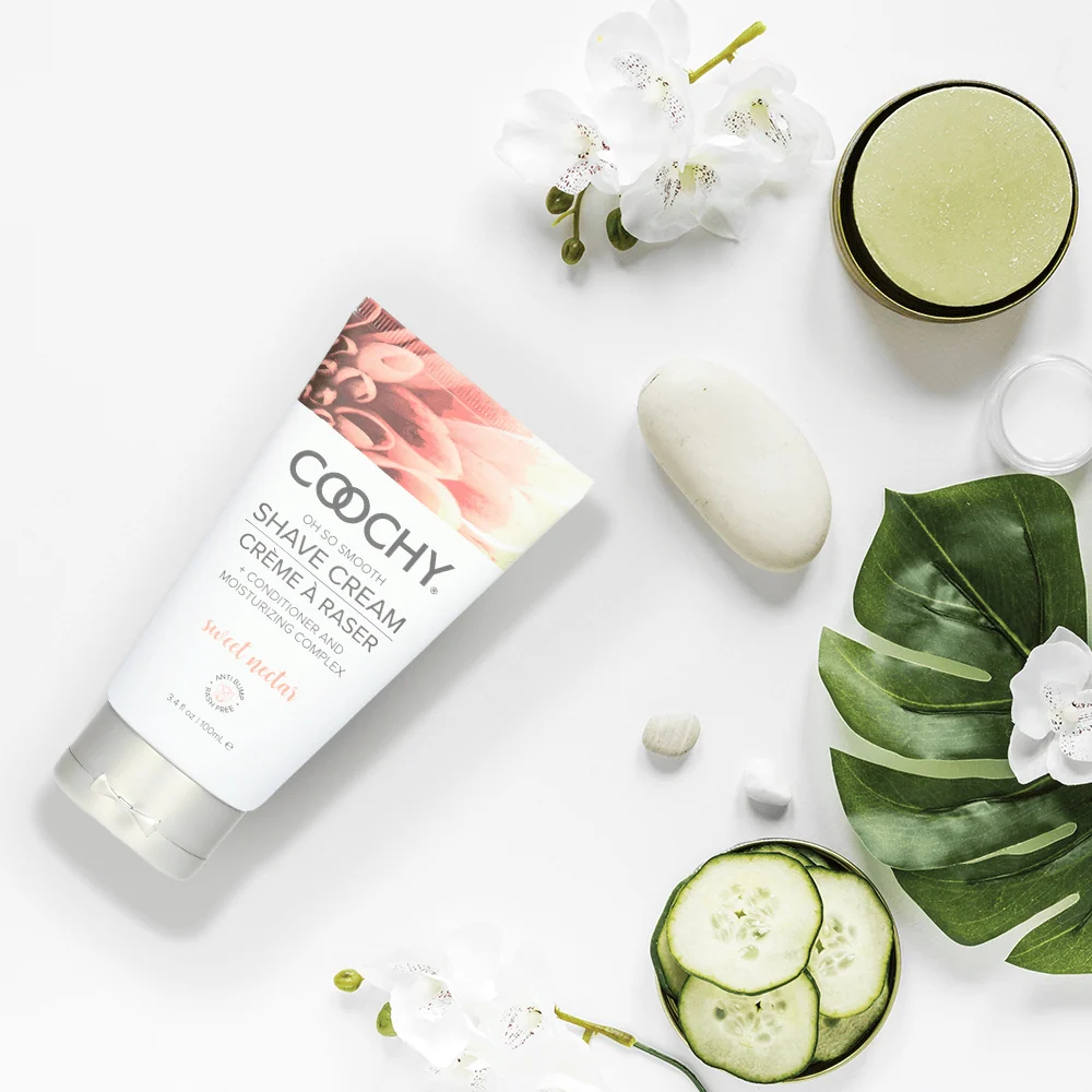Coochy Shave Cream Sweet Nectar with Pear, Wild Berries and Apple Blossoms