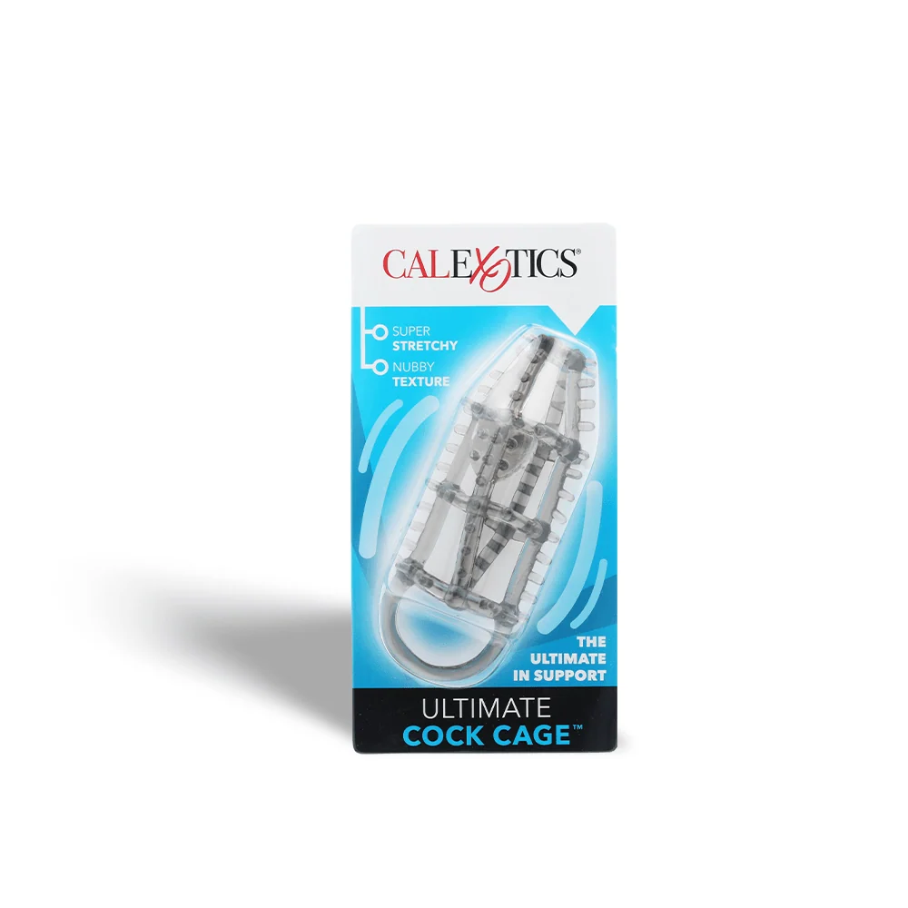 Ultimate Cock Cage™ Smoke Textured TPR Erection Enhancer