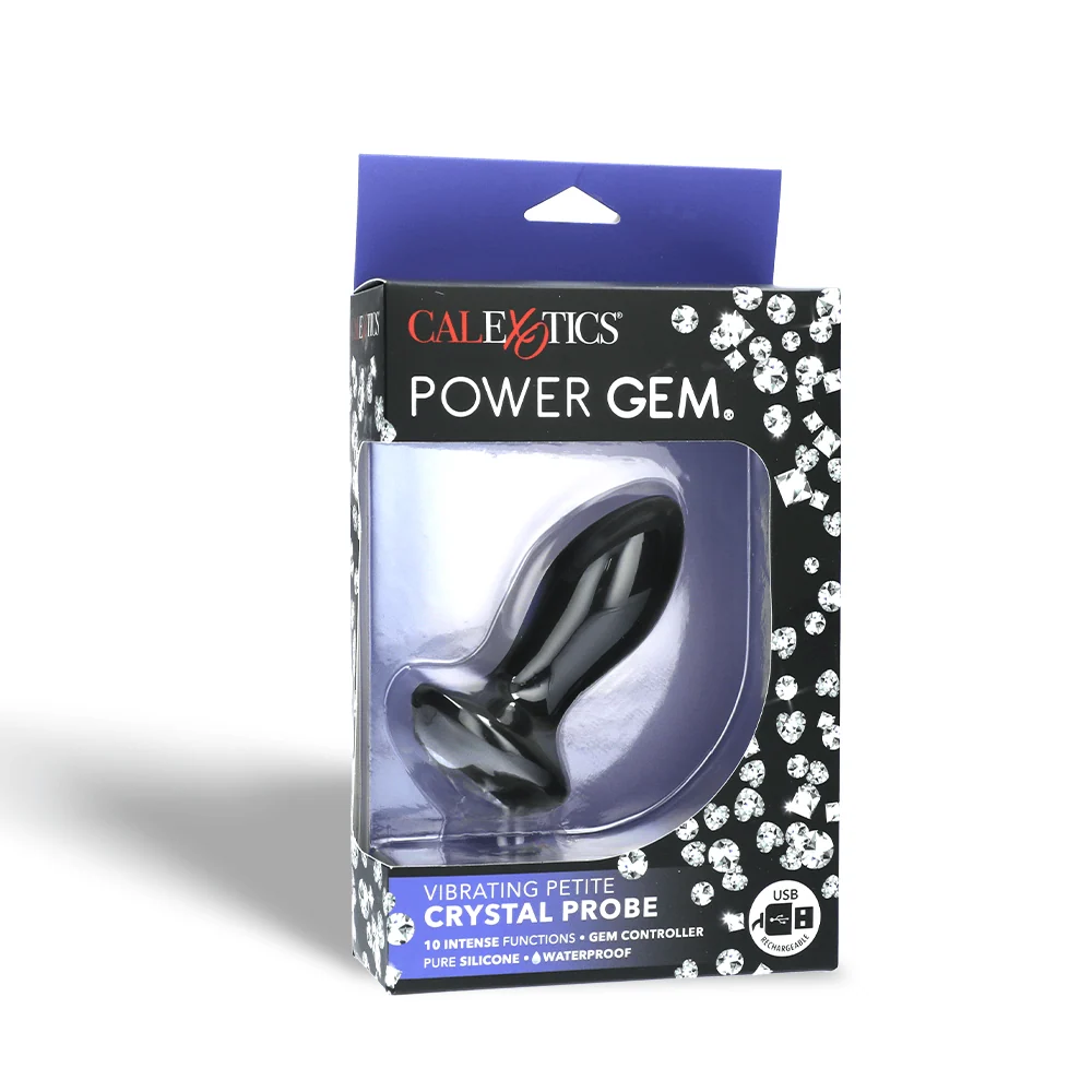 Power Gems Vibrating Crystal Petite Probe Rechargeable Anal Toy