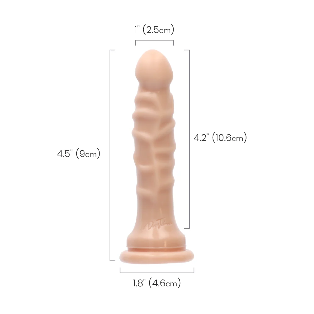 Raging Dong 带吸盘细纹纹理假阳具