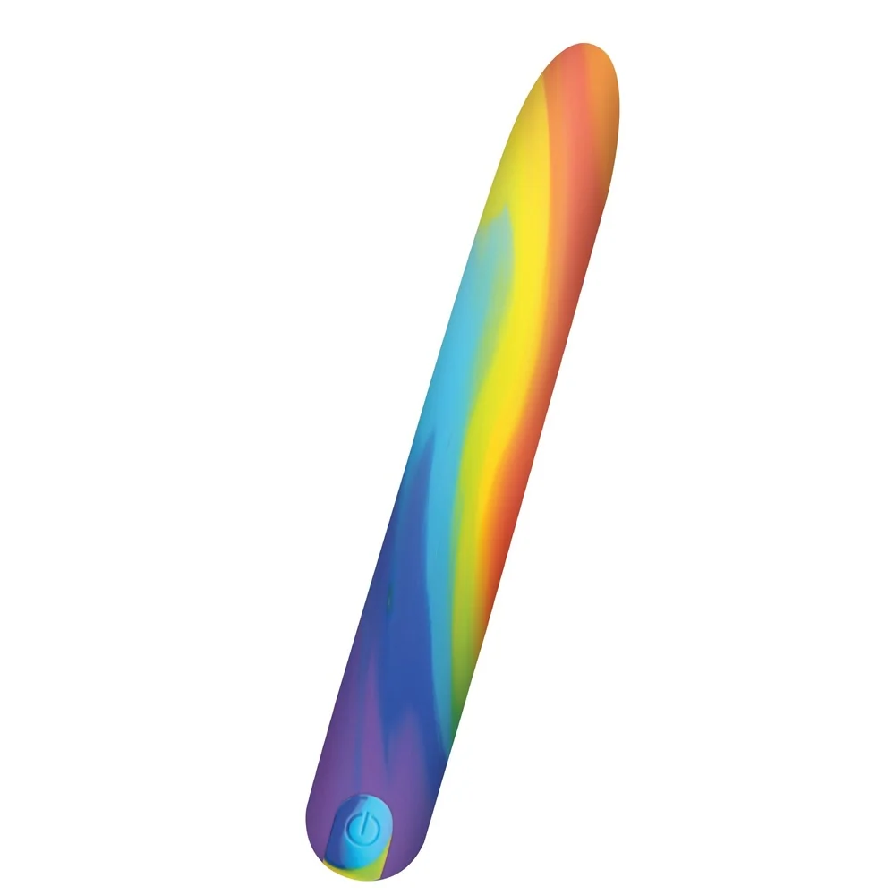 Bang! Rainbow Silicone Bullet Vibrator with 3 Speeds and 7 Patterns