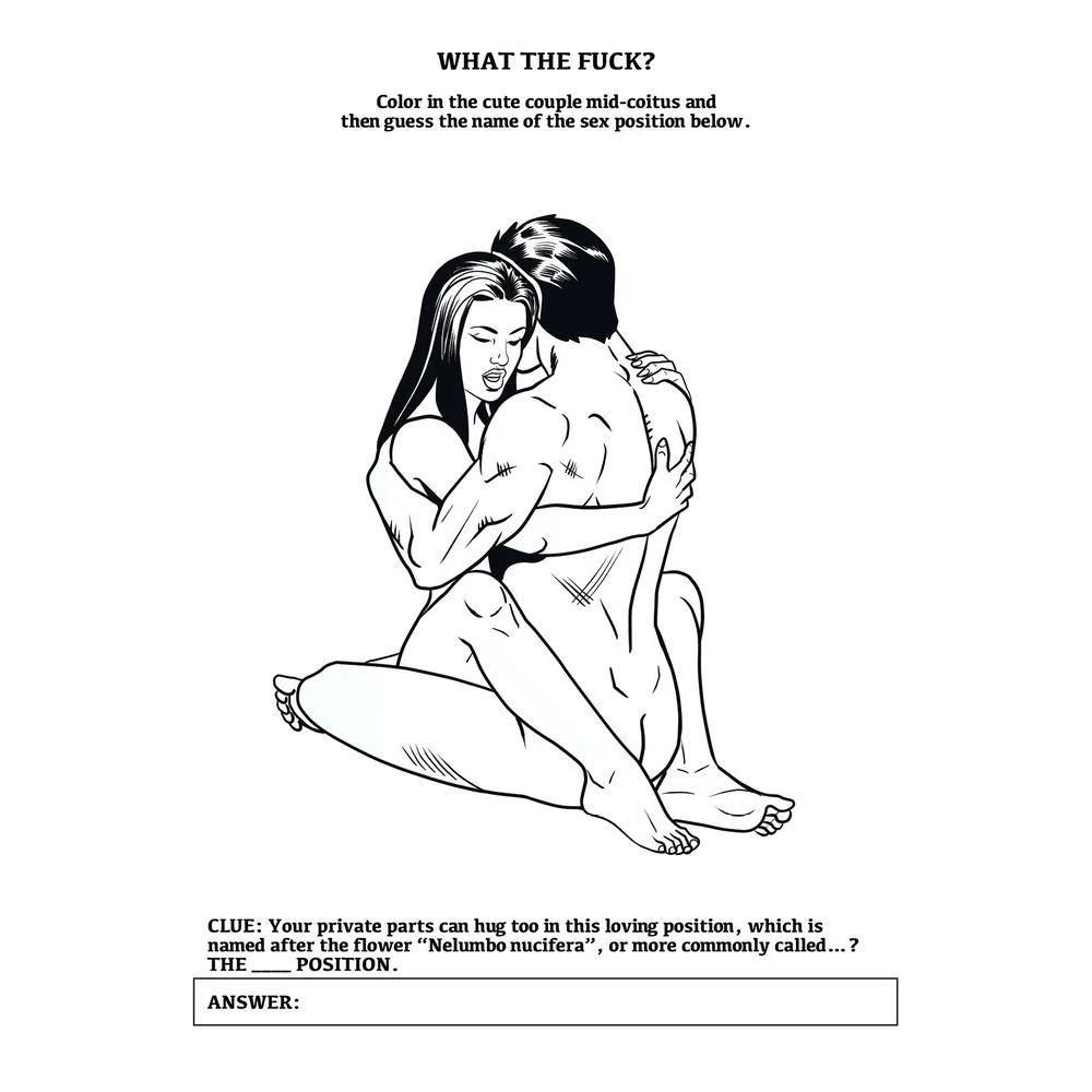 Kama Sutra Activity Book with Coloring, Crosswords and Word Searches