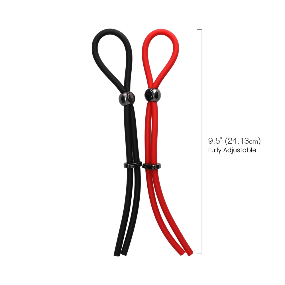 My Cockring Extreme Cocktie 2 Pack in Black and Red
