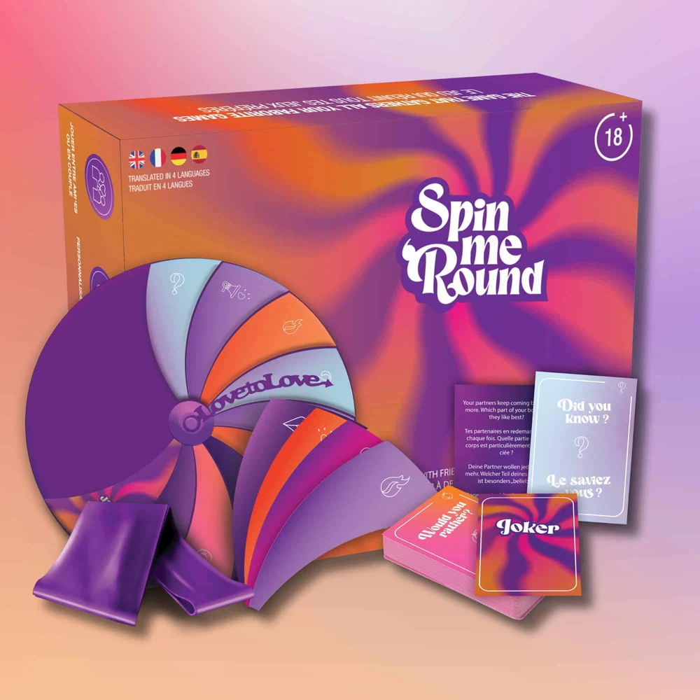 Spin Me Round 轮盘派对游戏，含眼罩与磁铁