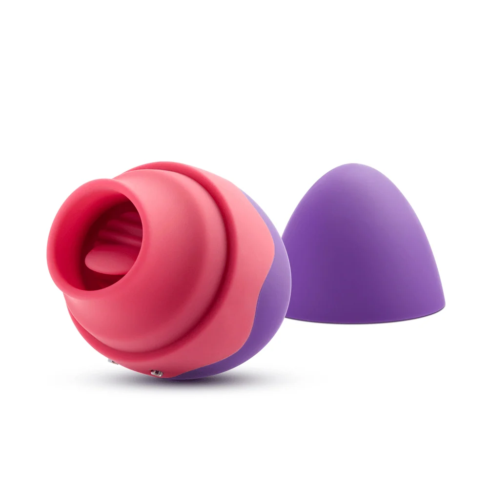 Blush Aria Flutter Tongue Purple Egg Vibrator with 7 Flicking Modes