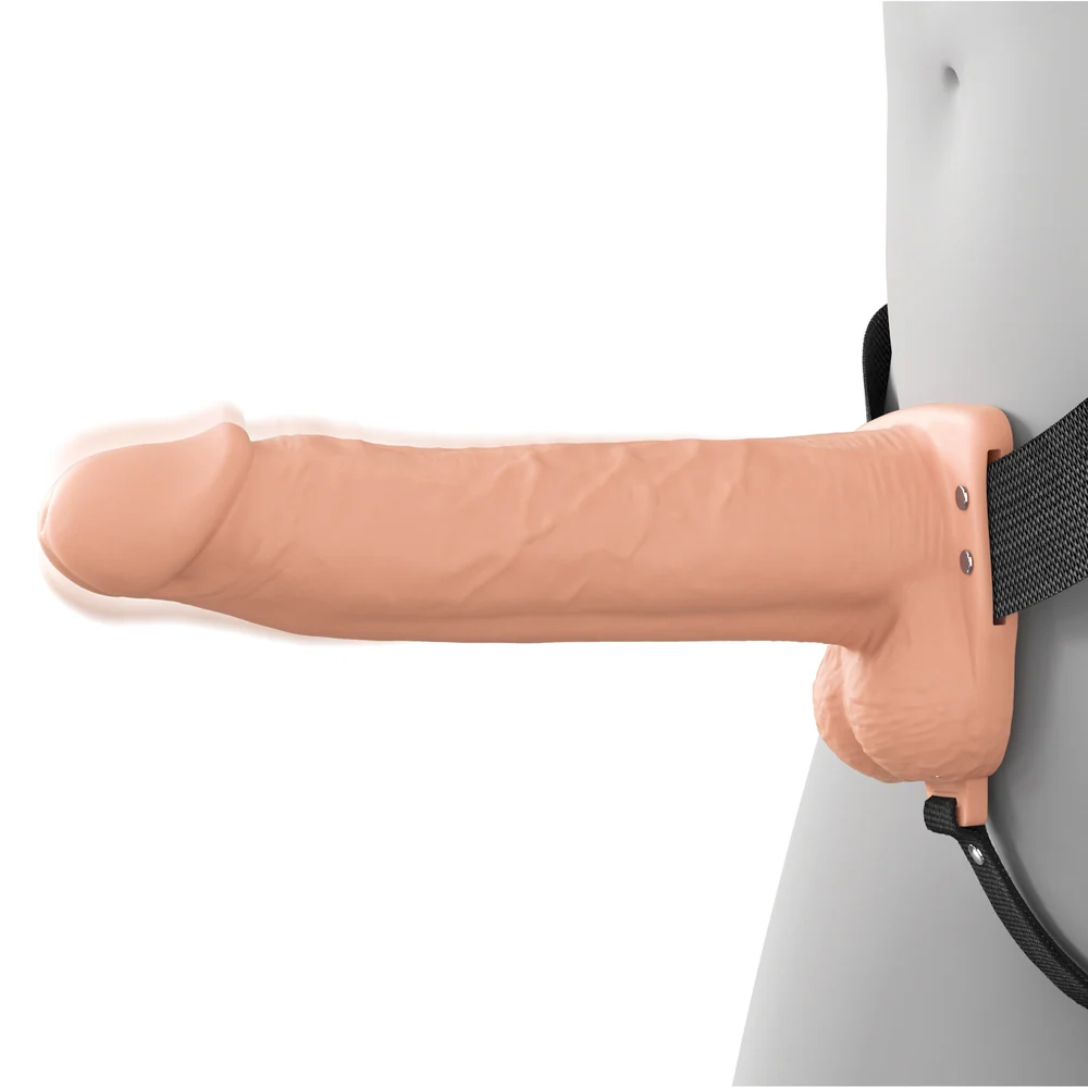 Fantasy X-Tensions Elite 8 Inch 振动空心硅胶穿戴式
