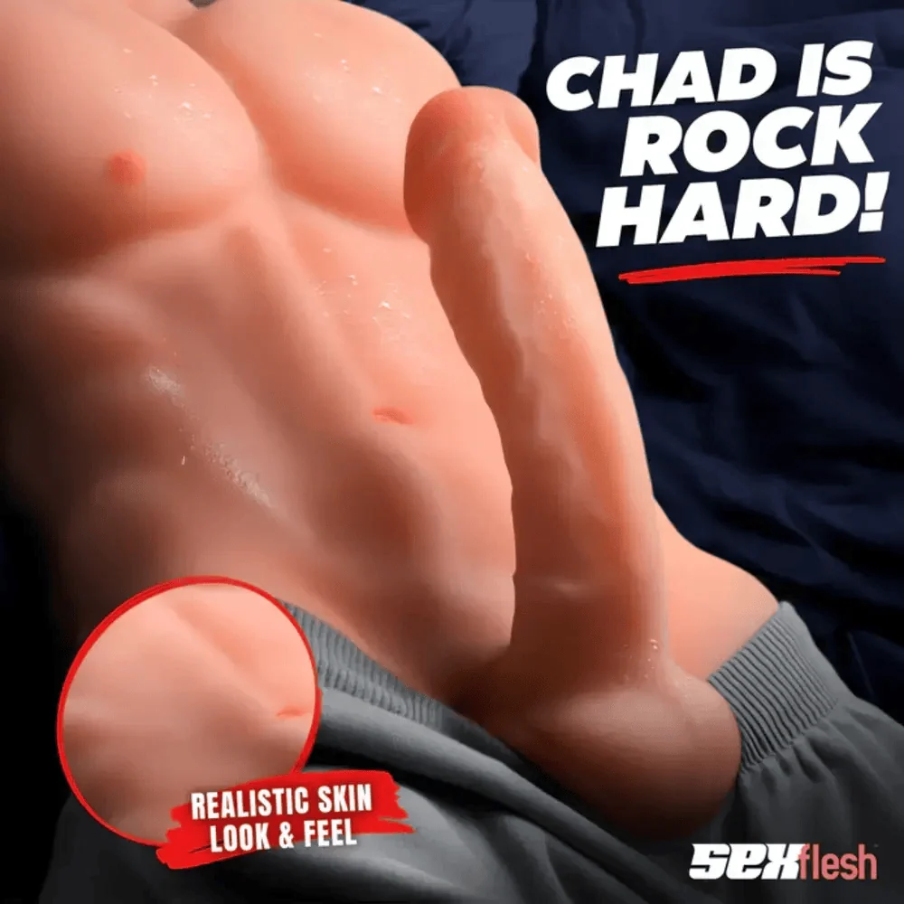 SexFlesh Chiseled Chad 男性仿真娃娃 可弯曲阴茎