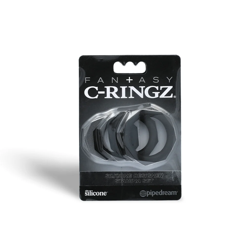 C-Ringz Silicone Designer Stamina Set - Three Elite Silicone™ Rings