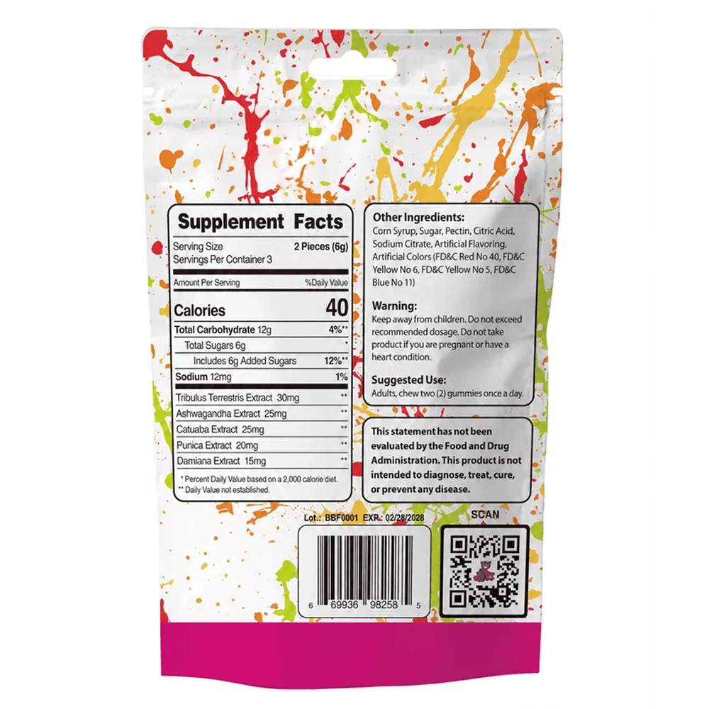 Bliss Bears Female Enhancement Gummies with Proprietary Herbal Blend