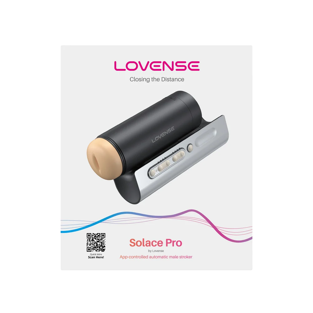 Lovense Solace Pro AI App-Controlled Thrusting Blowjob Masturbator