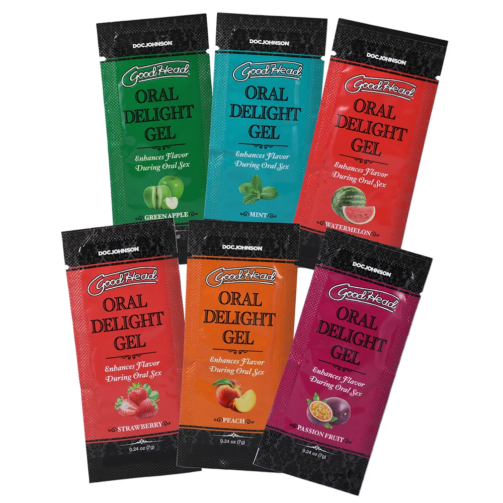 GoodHead Oral Delight Gel 6 Pack in Six Flavors