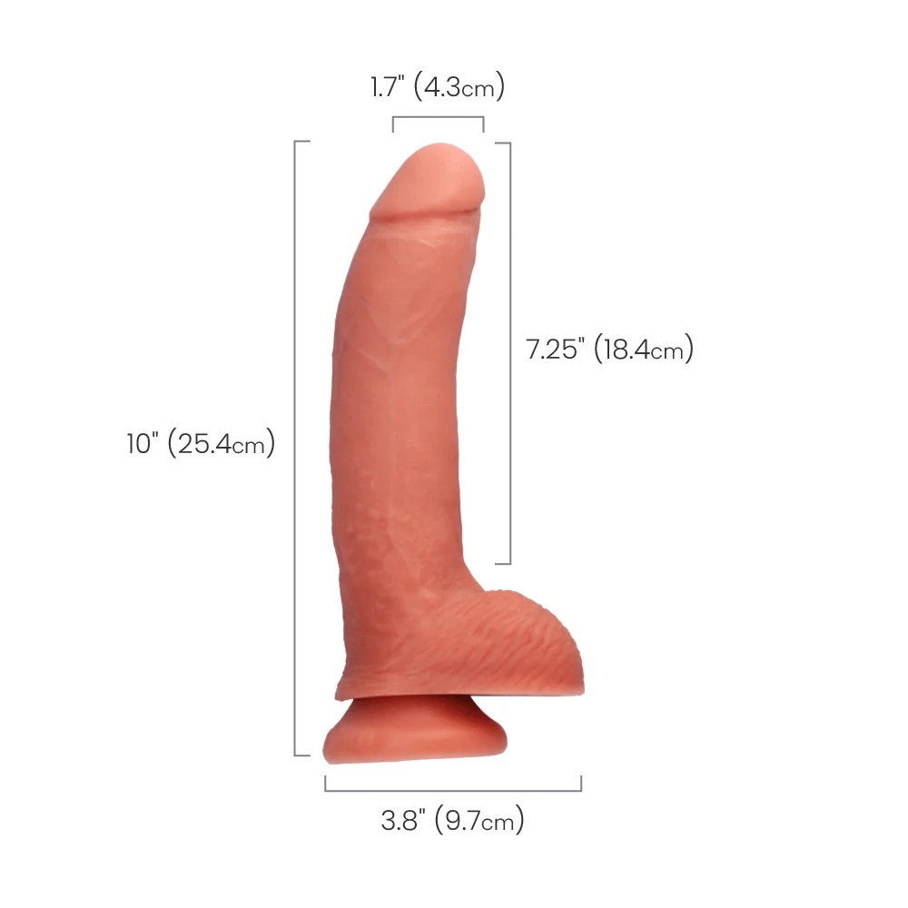 King Cock 假阳具带睾丸，逼真手工设计